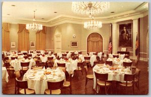 Philadelphia Pennsylvania 1960s Postcard Bookbinder's Seafood Restaurant Hall