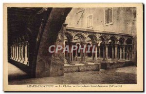 Old Postcard Aix En Provence Cahedrale Cloitre Saint Sauveur