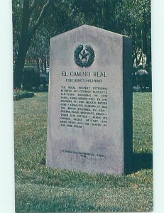 Pre-1980 MONUMENT SCENE El Paso Texas TX AE7520