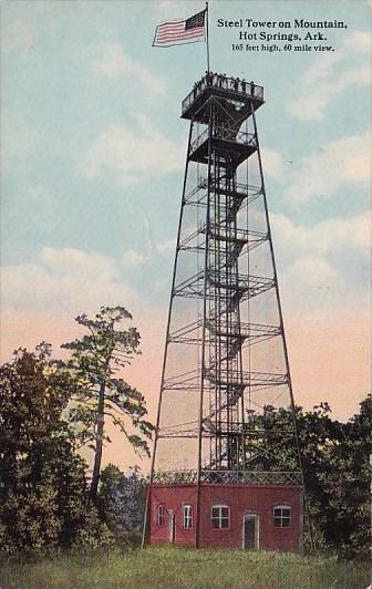 Steel Tower Mountain Hot Springs Arkansas