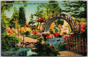 Japanese Tea Garden Golden Gate Park San Francisco California Landscape Postcard