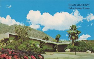 Palm Springs Home Of Dean Martin Singer American Postcard