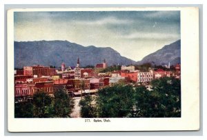 Vintage 1900's Postcard - Skyline View of Ogden Utah - Embossed NICE