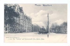 LP75 Boston, Massachusetts, MA, Postcard, The \ Vendome\ & 