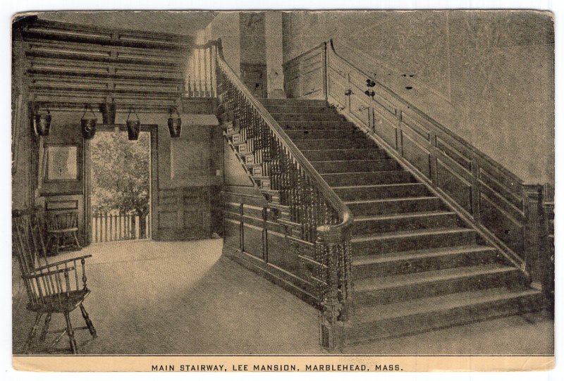 Marblehead, Mass, Main Stairway, Lee Mansion