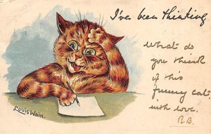 Publisher H.M. & Co's #4249 Artist Louis Wain 1904 