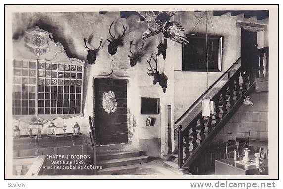 RP, Interior, Vestibule 1589, Armoiries Des Baillis De Berne, Château d´Oro...