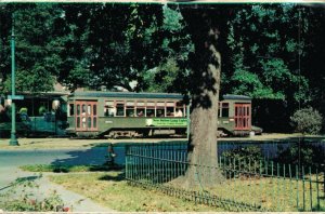 USA St. Charles Streetcar New Orleans Vintage Postcard 07.30