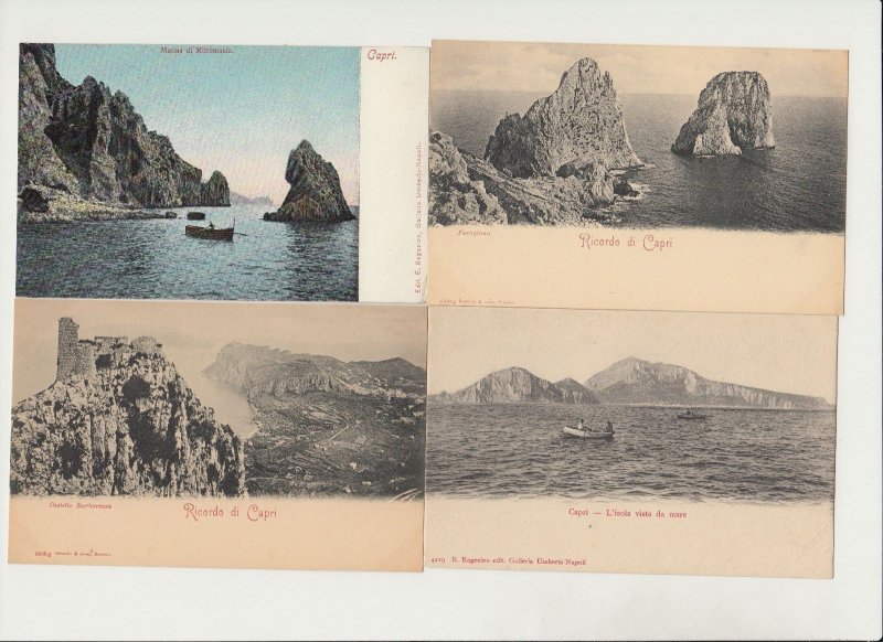 CAPRI ITALY 57 Vintage Postcards mostly pre-1920 (L5611)