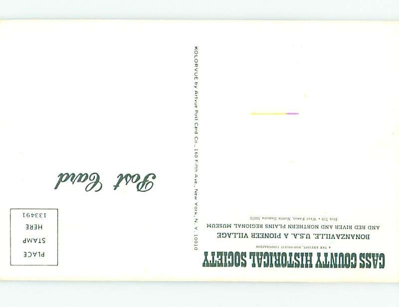 Unused Pre-1980 PIONEER VILLAGE CHURCH West Fargo North Dakota ND A7824