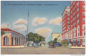 ST. PETERSBURG, Florida, 1930-1940's; First Avenue North