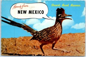 Postcard - Desert Road Runner - Howdy from New Mexico