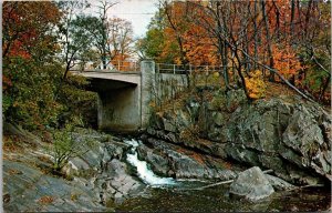 New York Rhinebeck Landsman Kill Water Falls Fishing Ground Road