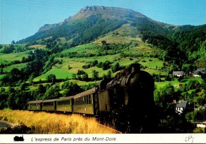 Trains France Biblio-Rail L'express de Paris pres de Mont-Dore