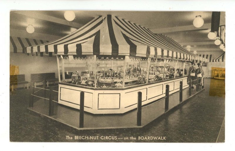 NJ - Atlantic City. The Beech-Nut Circus on the Boardwalk  (tape on front)