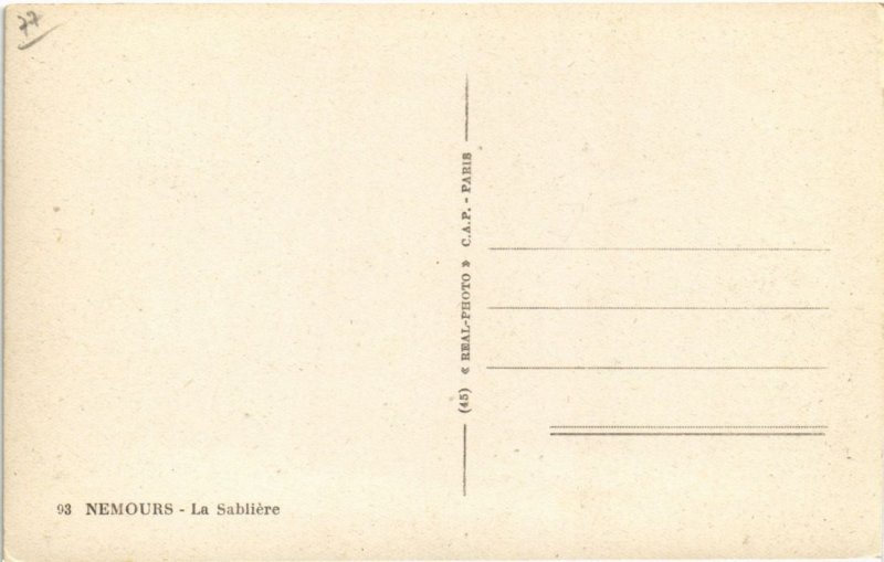 CPA Nemours La Sabliere (1267617)