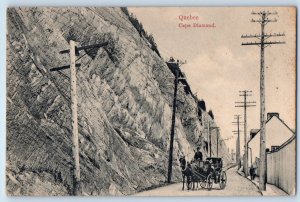 Quebec Canada Postcard Cape Diamond Horse Carriage c1920's Unposted Antique