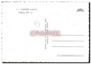 Modern Postcard Langon The Church
