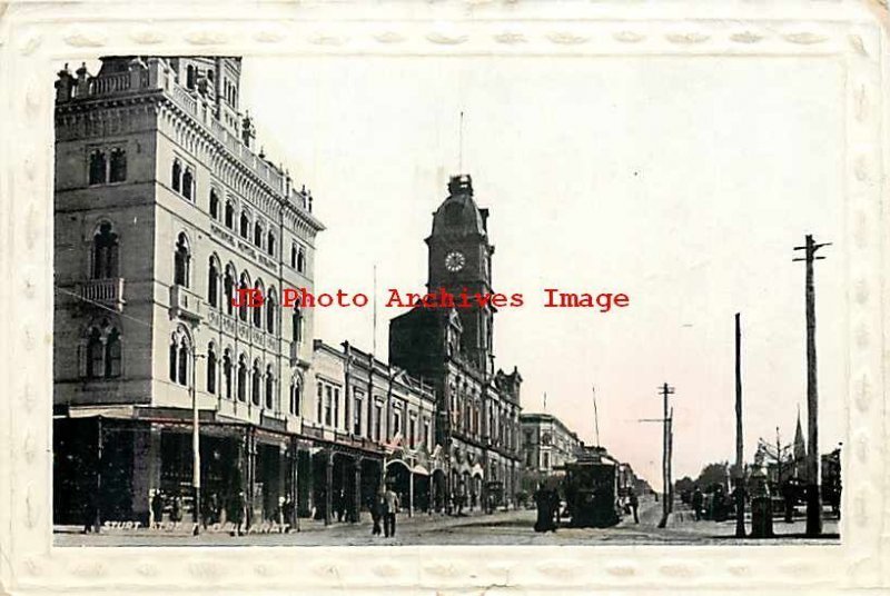 Australia, Ballarat, Sturt Street, Business Section, Clock Tower, Reynolds H & B
