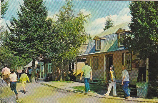 Canada La Rue Principale Street Scene Village de Seraphin Ste-Adele Quebec