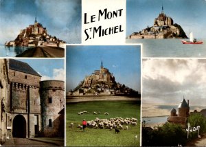 France Le Mont-Saint-Michel Multi View 1965