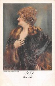 US2843 Mia May Verlag Ross, Berlin SW Postcard artist actor star movie theatre