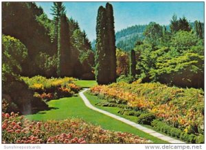 Canada British Columbia Victoria Butchart Garden Sunken Garden