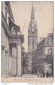 Palais De Justice Et Chocher De La Cathedrale, Saint-Malo (Ille et Vilaine), ...