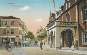 Gibraltar government house old postcard