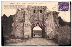 Old Postcard Provins Porte St Jean Exterior View