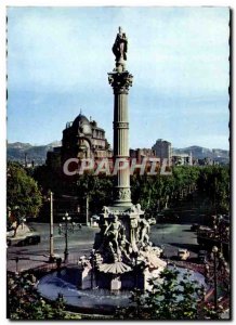 Modern Postcard Marseille Place Castellane and La Fontaine Cantini