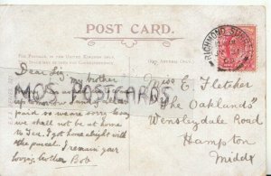 Genealogy Postcard - Fletcher - Wensleydale Road, Hampton, Middlesex - Ref. R169