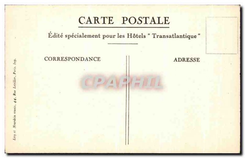 Old Postcard Casablanca In the New Town Arabic