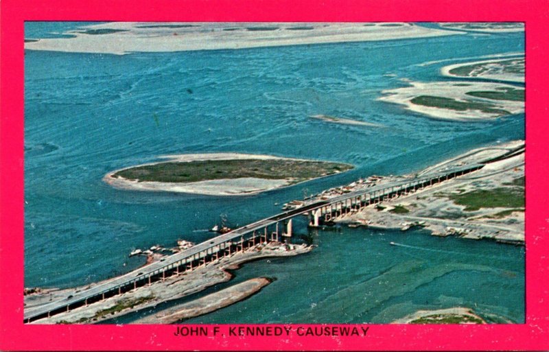 Texas John F Kennedy Causeway Linking Corpus Christi and Padre Island Nationa...