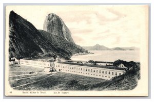 Escola Militar Military School Rio De Janeiro Brazil UNP UDB Postcard M20