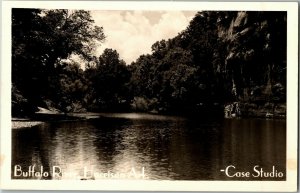 RPPC Buffalo River, Harrison AR by Case Studio Vintage Postcard J27