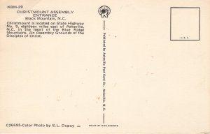 US    PC4707  CHRISTMOUNT ASSEMBLY, BLACK MOUNTAIN, SC