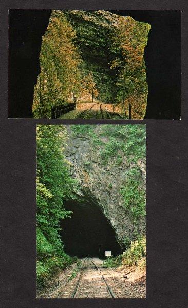 VA Lot 2 Railroad Tunnel Postcards CLINCHPORT VIRGINIA