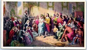 Postcard - Marriage Of Pocahontas - Jamestown, Virginia
