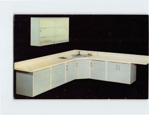 Postcard Burton Cascade Imperial cabinets, The Burton Formica, Pennsylvania