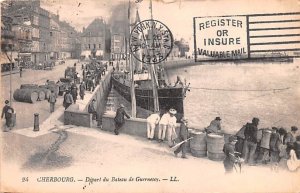 Depart du bateau de Guernesey Cherbourg Germany 1923 