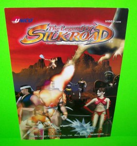 THE LEGEND OF SILK ROAD 1999 ORIGINAL VIDEO ARCADE GAME MACHINE FLYER Retro