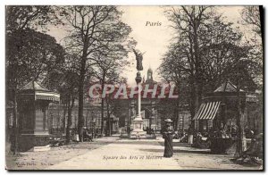 Old Postcard Paris Square des Arts et Metiers