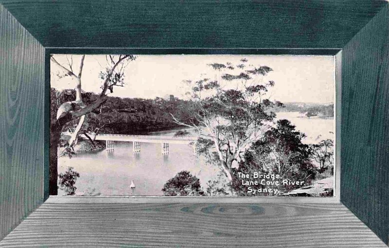 The Bridge Lane Cove River Sydney NSW Australia 1910c postcard