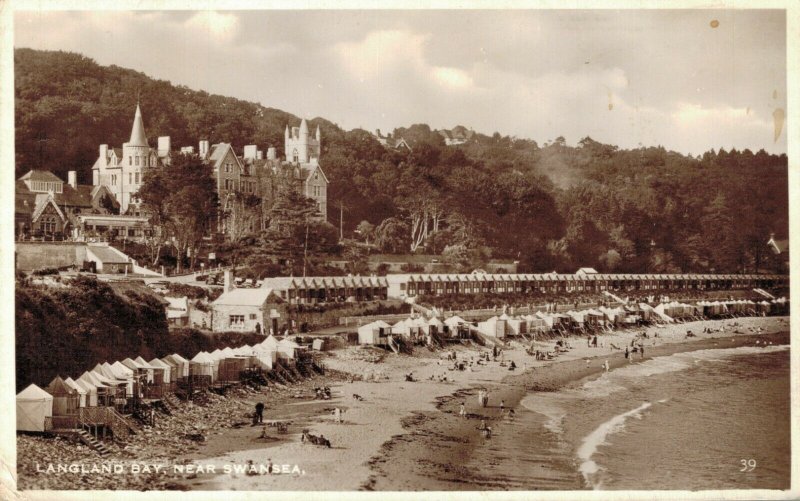 UK Wales Langland Bay near Swansea 03.75