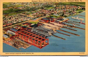 Virginia Newport News The Newport News Shipbuilding and Dry Dock Company Curt...