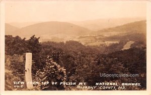 View from Top of Polish Mountain in Allegany County, Maryland