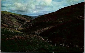 VINTAGE DUBLIN IRELAND GLENCREE VALLEY COUNTY WICKLOW LANDSCAPE POSTCARD 36-7