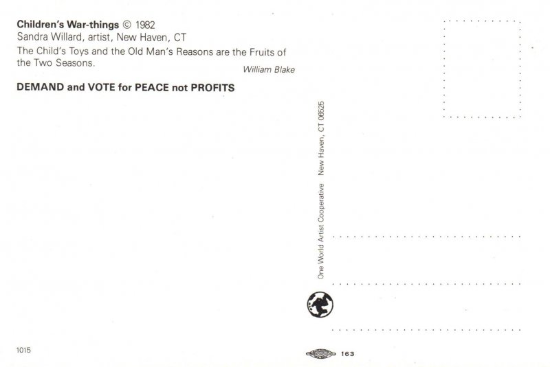 Children's War Things,Sandra Willard Painting