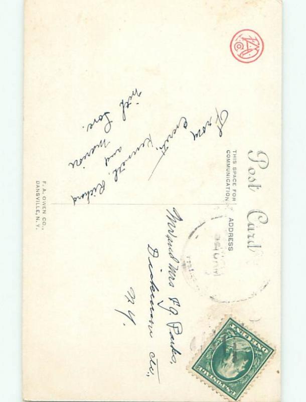 Divided-Back VALENTINE DAY SCENE Great Postcard W7792